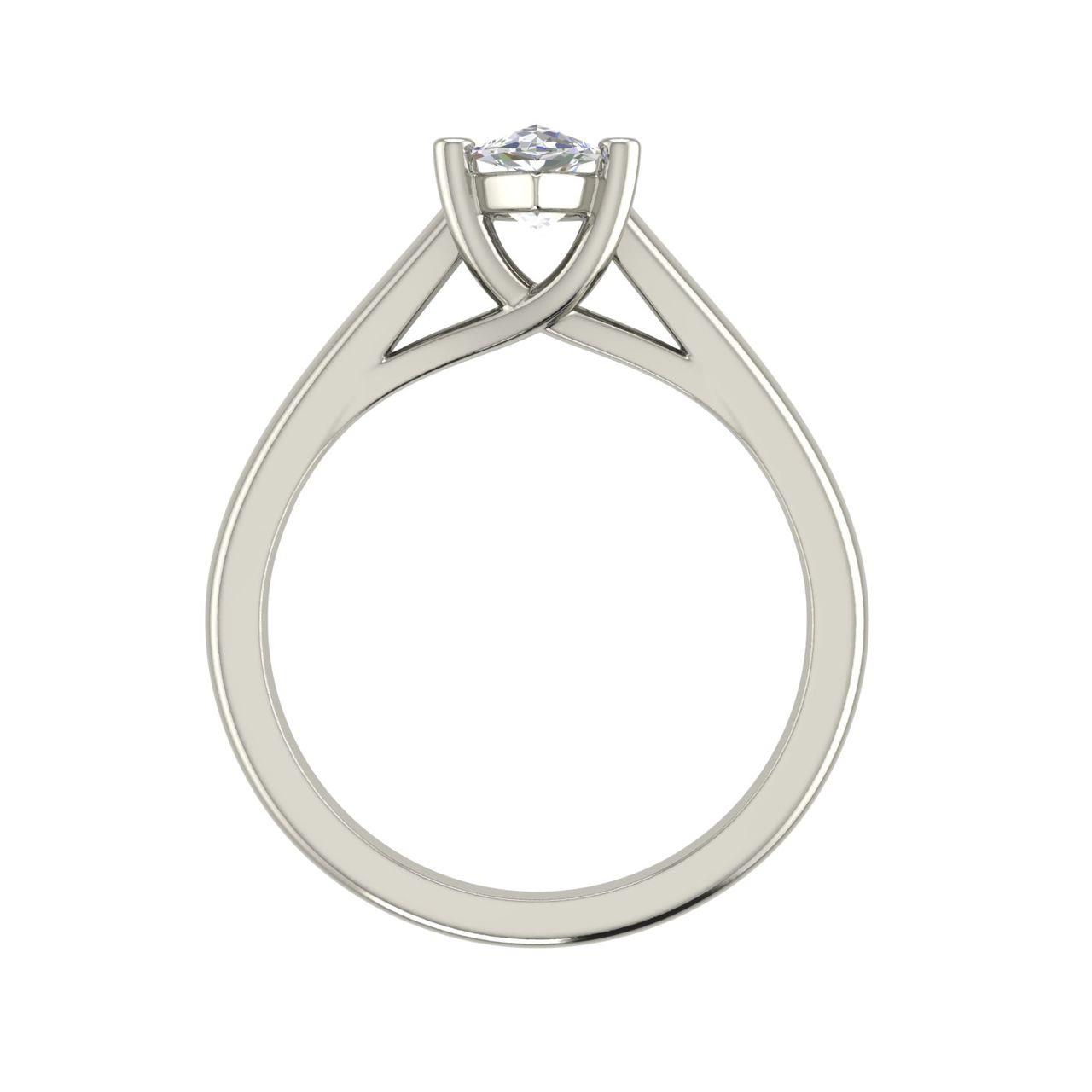 Solitaire 1 Carat Marquise Cut Diamond Engagement Ring